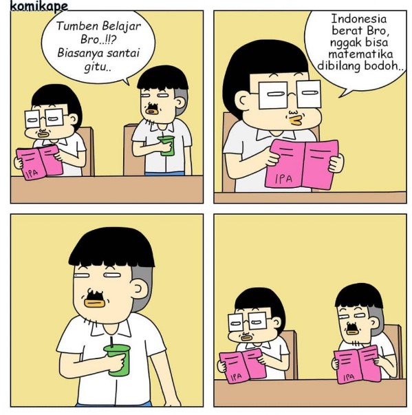 Gambar Komik Untuk Tugas Sekolah Banyak Tema Pendidikan Mudah Digambar