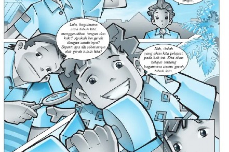 Komik Menjaga Kesehatan Alat Gerak Manusia Untuk Edukasi, Keren Banget!