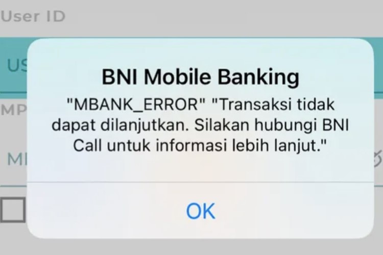 BNI Mobile Banking Error Hari Ini, Tidak Bisa Dibuka Cek Penyebab dan Cara Mengatasinya 