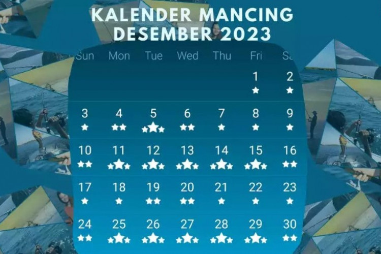 Update Kalender Mancing Akhir Tahun dan Tahun Baru 2023-2024, Penting Diperhatikan Supaya Gak Rugi!