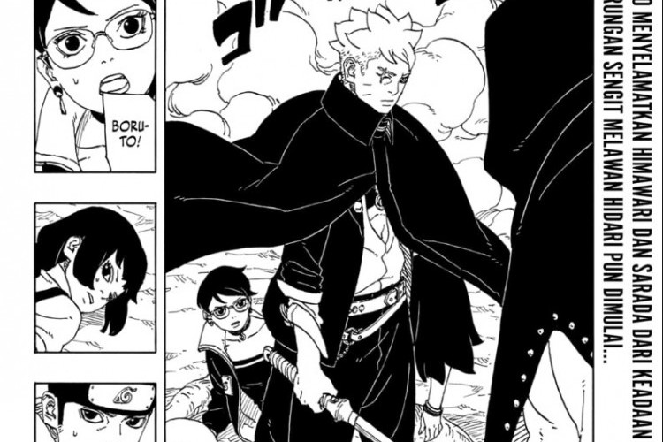 Spoiler RAW Boruto: Two Blue Vortex Chapter 13 Bahasa Indonesia, Para Shinobi Bertarung Melawan Jura