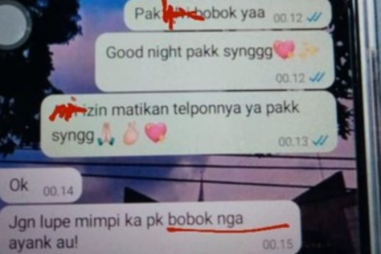 Viral Isi Chat Mesum Guru Siswi Sma Favorit Di Bengkulu Selatan Ortu Tak Terima Dan Lapor Polisi