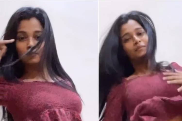 Vidéo Virale Desi Girl La Danse Sensuelle D'une Une Robe Fendue Jusqu'aux Cuisses Fait Fureur Sur Internet