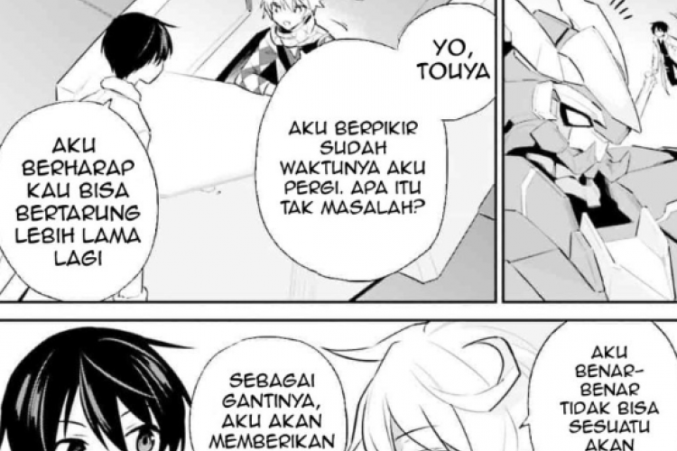 Baca Manga Isekai wa Smartphone to Tomo ni Chapter 79 Bahasa Indonesia, Mochizuki Touya Melihat Phrase Kelas Atas