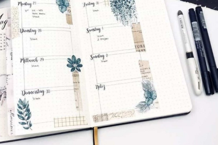 Inspirasi Jurnal Stiker Estetik yang Cantik Banget, Motivasi Journaling Semakin Meningkat!