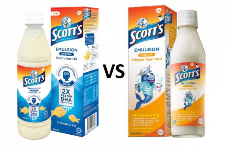 Perbedaan Scott Emulsion Putih dan Orange, Buat yang Pengen Tahu Simak Sini Yuk!