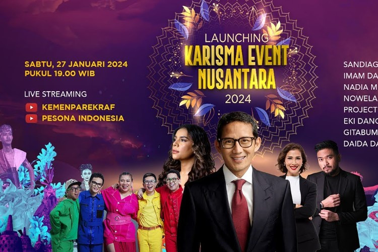 Link Nonton Siaran Ulang Karisma Event Nusantara 2024 Full HD Streaming Download Gratis, Ramai Dengan Festival Seni dan Budaya