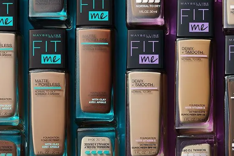 Perbedaan Foundation Maybelline Fit Me Biru dan Ungu, Ketahui Dulu Tipe Jenis Kulitmu!