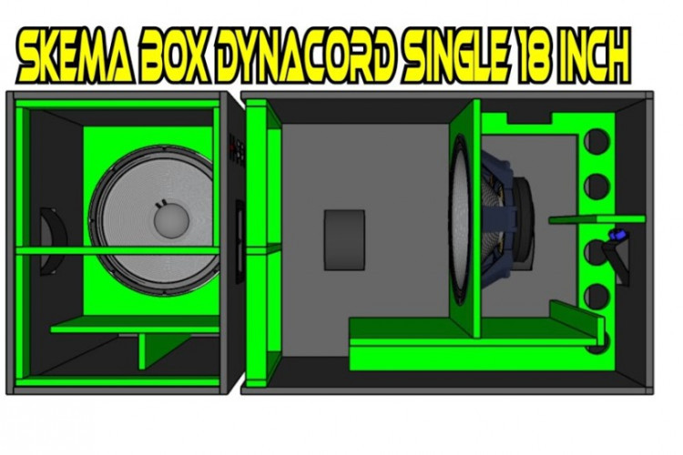 Skema Box Dynacord 15 Inc dan 18 Inc Terlengkap Model Baru, Bikin Tampilan Makin Keren!