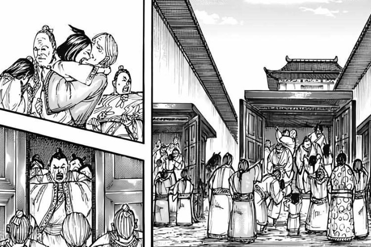 Link Baca Manga Kingdom Chapter 808 Bahasa Indonesia Serangan 60.000 Pasukan Istana Nanyo 