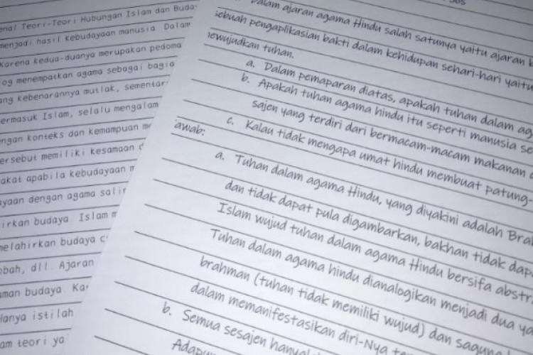 Kumpulan Contoh Makalah Tulis Tangan, Referensi Para Murid dan Mahasiswa Kerjakan Tugas!