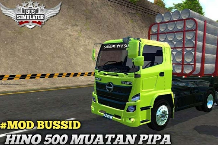 Link Download Mod Bussid Truck Hino 500 Muatan Berat Versi Terbaru GRATIS, Langsung Install Sekarang 