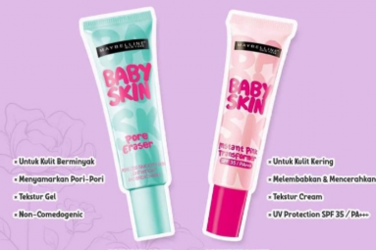 Perbedaan Premier Maybelline Baby Skin Pink dan Biru. Intip Reviewnya disini yuk!