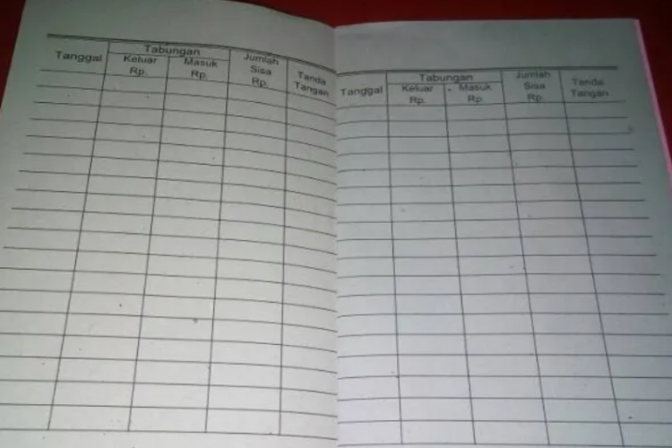 Contoh Format Buku Tabungan di Excel, Catat Keuanganmu Lebih Rapi dan Benar