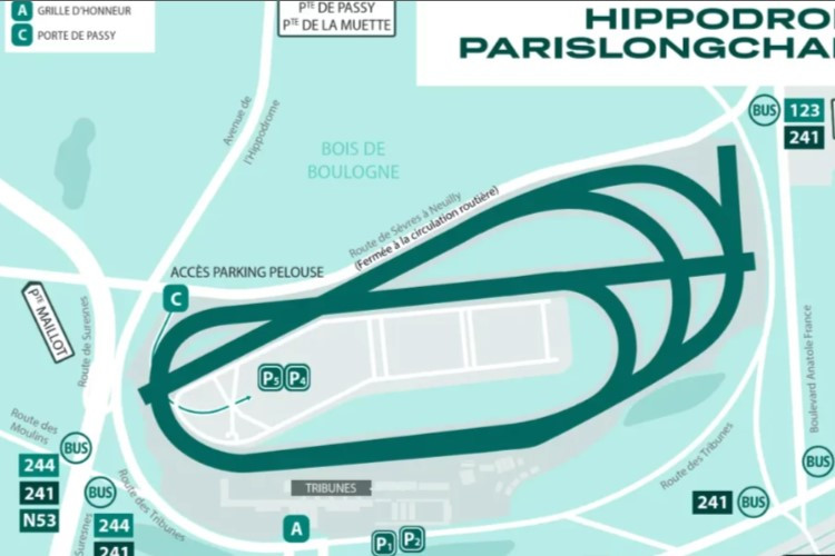 Prix Parking Hippodrome Longchamp Auout 2024 Pour Savoir Comment Réserver Gratuitement, Cliquez Ici