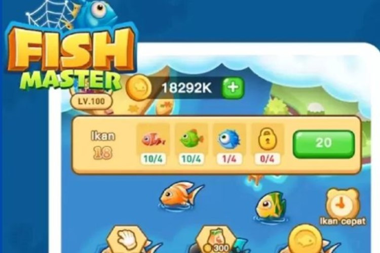 Cara Mendapatkan Uang di Fish Master Langsung Cair ke Rekening Bank, DANA, OVO, ShopeePay, GoPay 