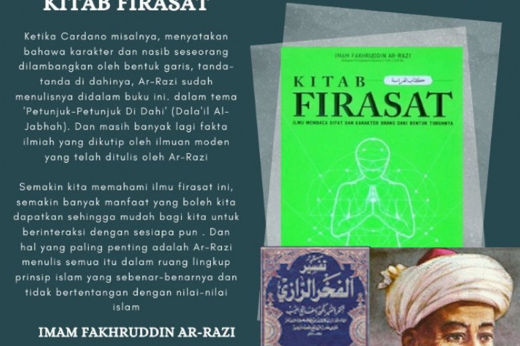 Download Kitab Firasat PDF Gratis Karya Imam Ar Razi, Ilmu Membaca Karakter dan Sifat Manusia