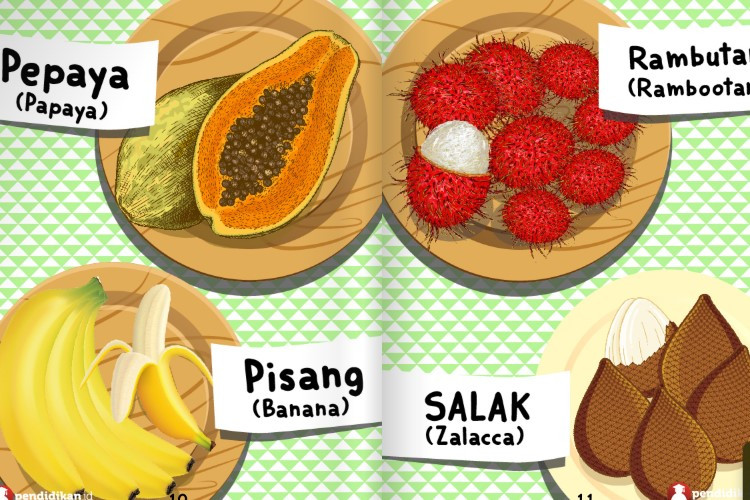 Contoh Gambar Komik Buah-Buahan Simple yang Gampang Ditiru Untuk Pemula, Cekidot! 