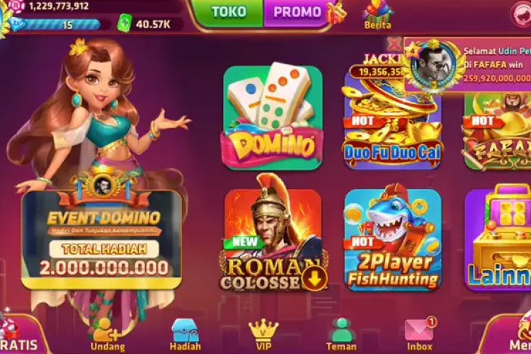 Free Download Royal Domino X8 Speeder MOD APK Latest Version 2024, Ada Tombol Kirimnya!