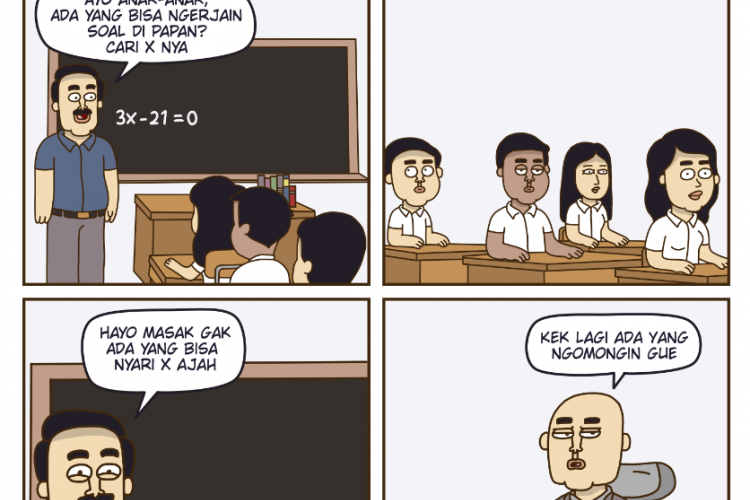 Contoh Gambar Komik Kegiatan Sehari Hari Di Sekolah Bisa Jadi