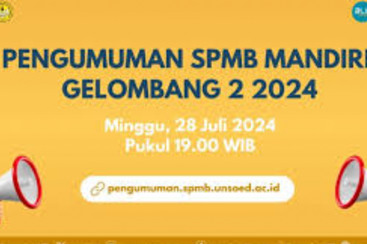 Pengumuman SPMB Mandiri Unsoed Terbaru 2024, Cek di pengumuman.spmb.unsoed.ac.id