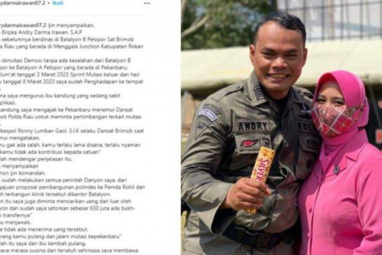 Kronologi Curhatan Bripka Andry Darmawan yang Viral di Media Sosial, Ungkap Demosi Tanpa Sebab