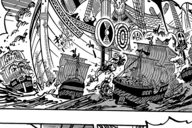  Lisez One Piece Chapitre 1119 Scan VF Luffy et Bonney libèrent Gear 5 pour combattre les Anciens.