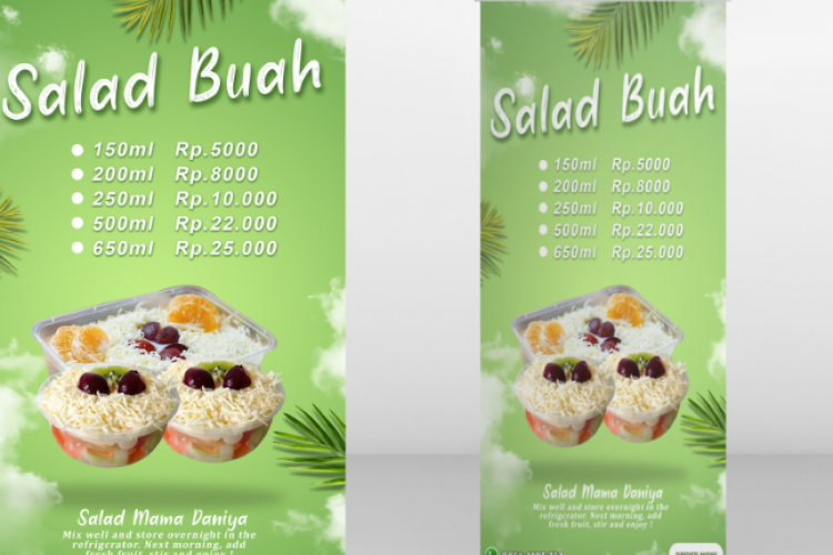100+ Contoh Banner Salad Buah Estetik yang Cocok Untuk Bisnis, Dijamin Auto Laku Keras!