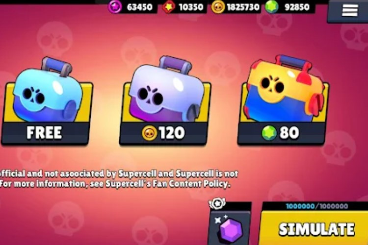 Box Simulator Brawl Stars Download Apk Aout Dernier 2024 Jeu Passionnant Qui Simule L'ouverture De Boîtes