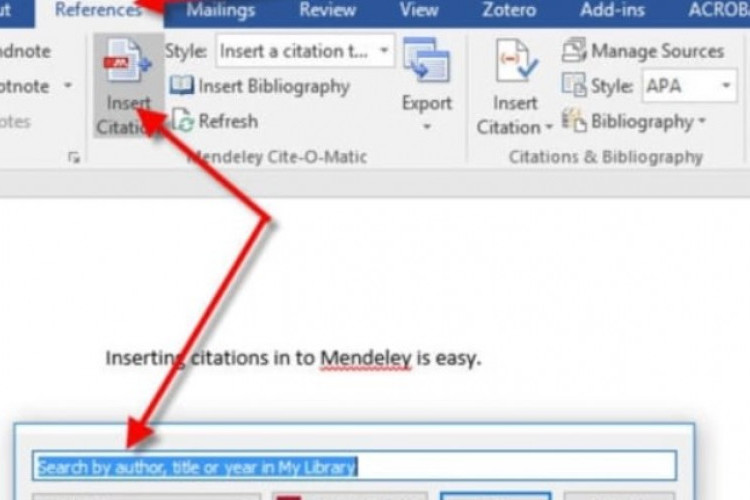 Cara Menggunakan Mendeley Word 2019 Memudahkan Penulisan Karya Ilmiah Gratis Tanpa Login dan Registrasi!