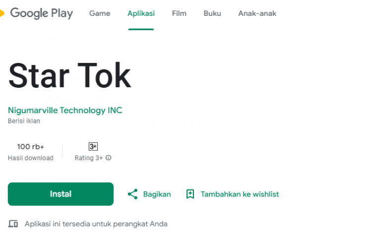 Download Star Tok MOD Apk 2024, Aplikasi yang Mirip Tiktok Namun Banyak Fitur Menarik dan Lebih Ringan!