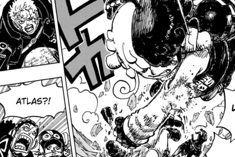 Link Baca Manga One Piece Chapter 1121 Bahasa Indonesia Inggris RAW, Atlas Mengeluarkan Seluruh Energinya!