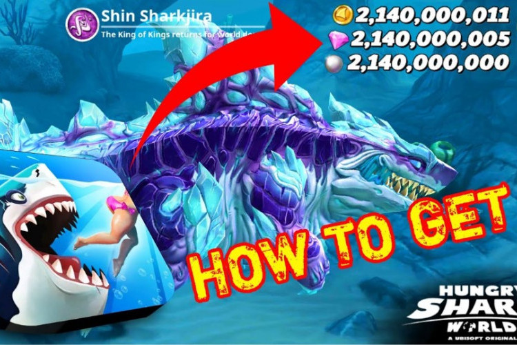 Download Hungry Shark World Mod APK New Version 2024, Unlimited Money! Raih Juga Unlimited Item Gratis