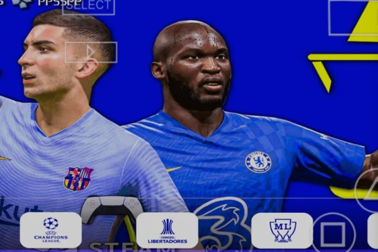 Télécharger PES 2022 PPSSPP Mod APK PSP Iso PS5 Camera Gratuitement Playkang Maintenant Ici