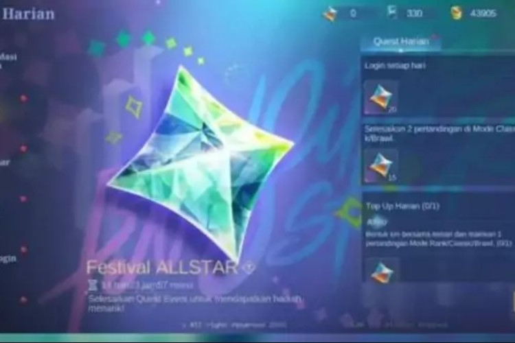 Promo Diamond Event All Star 2024 Mobile Legends, Cek Disini Cara Mudah Mendapatkannya!