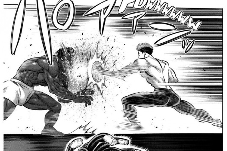 Baca Manga Kengan Ashura Chapter 266 RAW Bahasa Indonesia, Ashura Kerahkan Seluruh Energinya