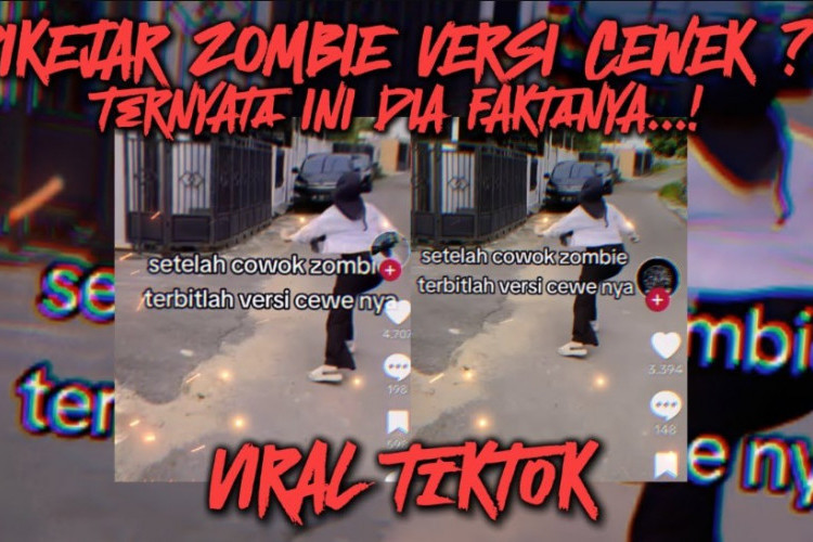 Baru Lagi! Link Video Lari Lari Ada Zombie Versi Cewek Viral di TikTok, Cek Disini Adegan Aslinya