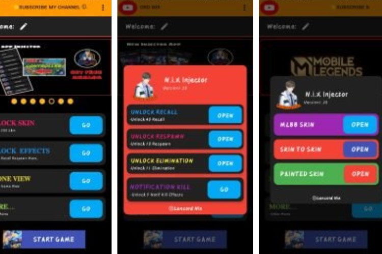 Link Download NiX Injector Versi Terbaru 2024 Akses Gratis  Skin, Efek, dan Fitur Mobile Legends Bang Bang 