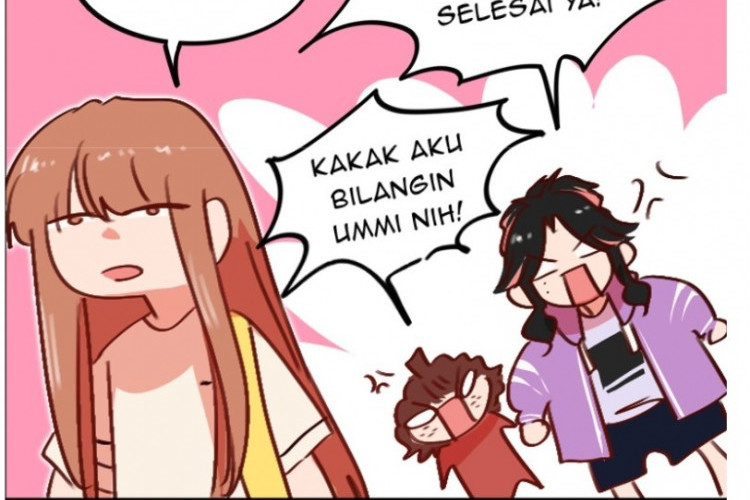 Baca Komik Webtoon WEE!!! Chapter 290 Bahasa Indonesia, Ada Aja Kelakuan Amu di Sekolah 