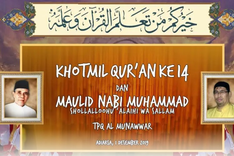 11 Contoh Desain Banner Khotmil Quran yang Keren dan Elegan, Bisa Untuk