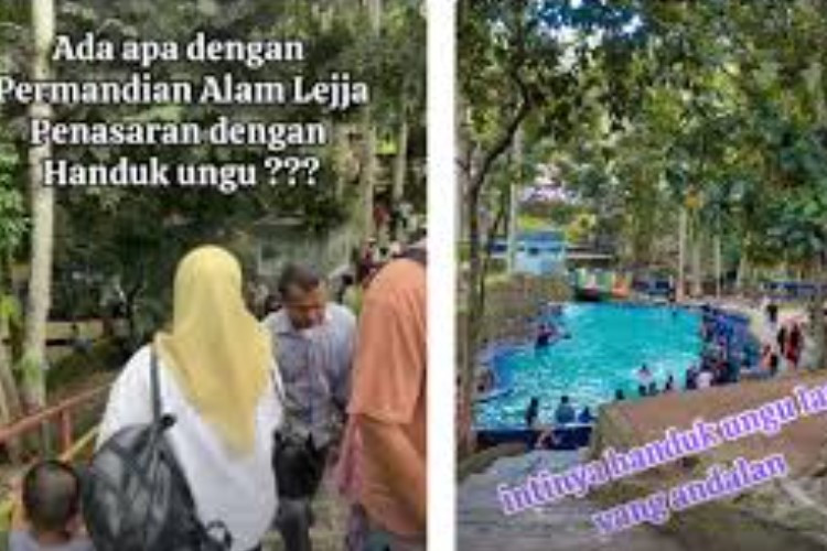 Video Viral Handuk Ungu di Pemandian Air Panas Lejja No Sensor No Cut, Waduh Apa Nggak Bahaya Begitu di Tempat Umum?a