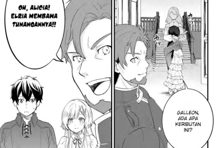 Spoiler Manga Eiyuu to Kenja no Tensei Kon Chapter 3, Elria Meminta Reid Untuk Menikahinya