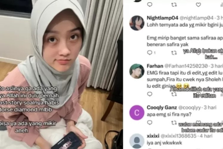 Safira Hunar Klarifikasi Foto Tak Senonoh yang Viral di Twitter Itu Bukan Dirinya: Ada yang Edit Foto Jadi Aneh-aneh