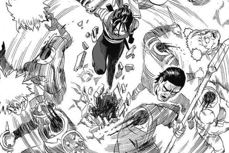 Manga One Punch Man Chapter 257 Bahasa Indonesia, Si Sonic Gak Kapok Melawan Para Ninja!