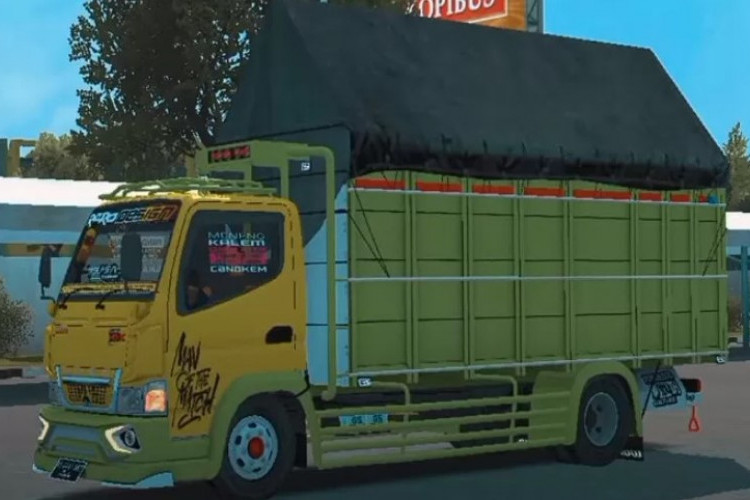 5 Link Download Game Mod Bussid Truck Canter + Livery Versi Oleng, Tanpa Bak, Full Muatan Terbaru 2024