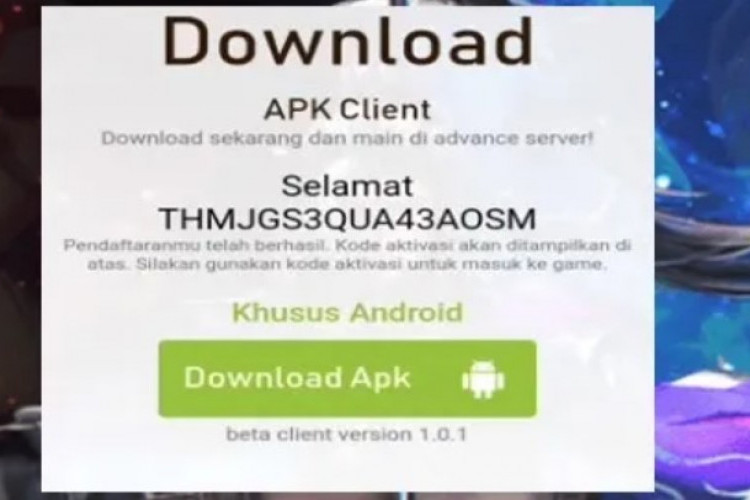 Free Download APK Client FF Advanced Server Latest Version 2024, Gratis Unduh Android!