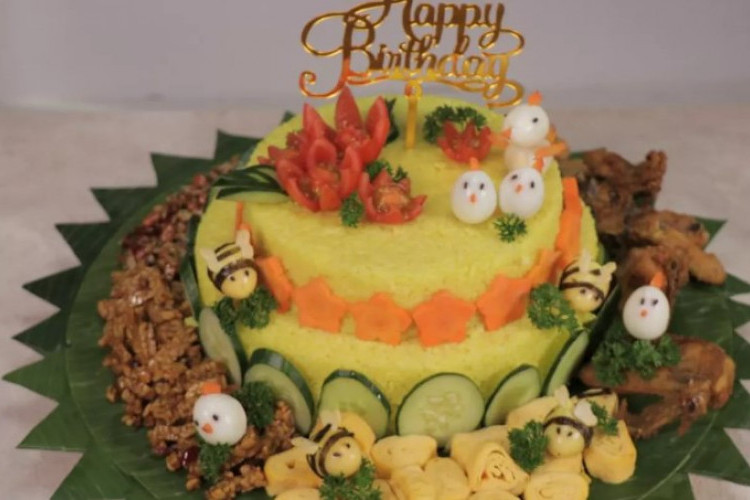 Model Nasi Kuning Ulang Tahun Untuk Anak-anak Lucu dan Kreatif, Anak Kecil Pasti Suka!