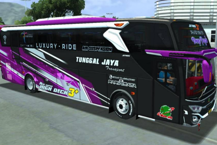 Download Mod Bussid Tunggal Jaya Panda Full Strobo Terbaru 2024, Gambar Jernih Full HD! Unduh Sekarang