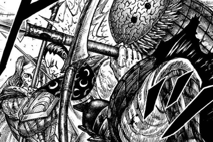 Baca Manga Kingdom Chapter 829 Bahasa Indonesia, Satria Yoko Mnegerahkan Segala Kemampuannya!