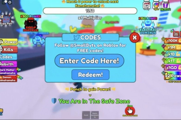 Code d’Échange du Kamehameha Simulator sur Roblox Mai 2024, Obtenez-Le Maintenant ! Gagnez des Prix Attrayants